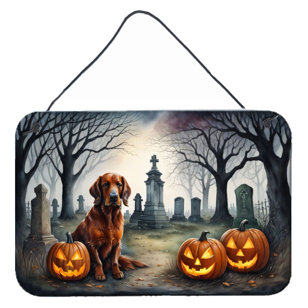 Buy this Irish Setter Spooky Halloween Wall or Door Hanging Prints