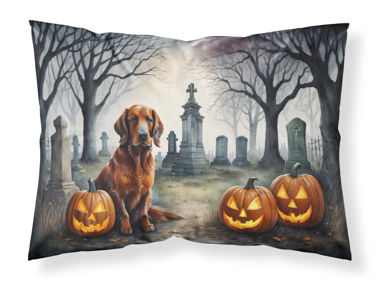 Buy this Irish Setter Spooky Halloween Fabric Standard Pillowcase