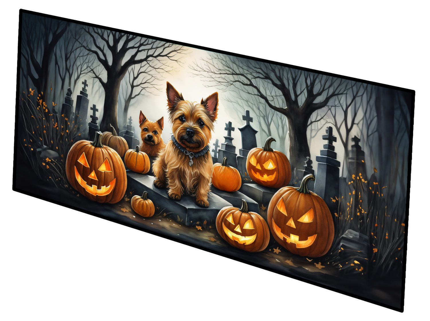 Buy this Norwich Terrier Spooky Halloween Runner Mat 28x58
