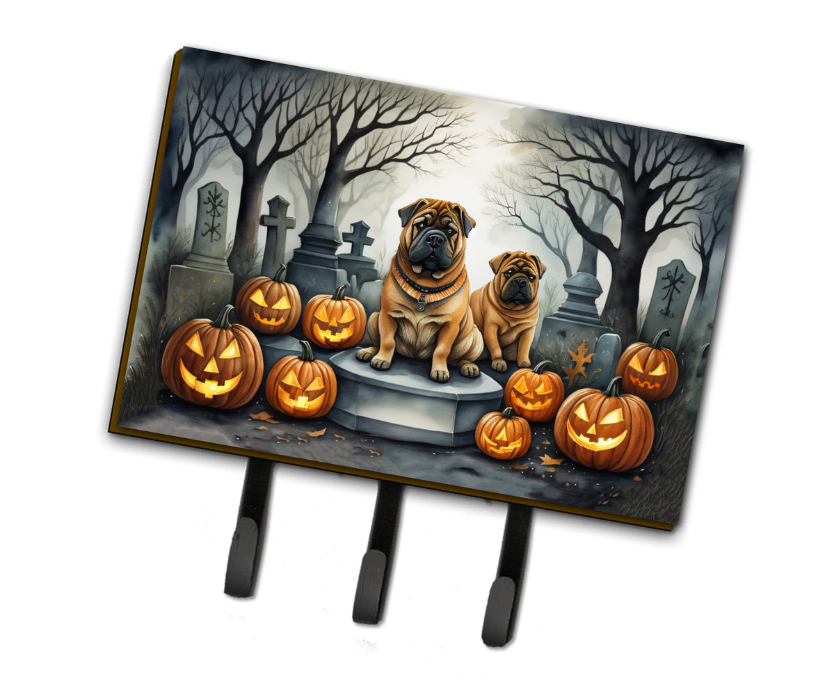 Buy this Shar Pei Spooky Halloween Leash or Key Holder