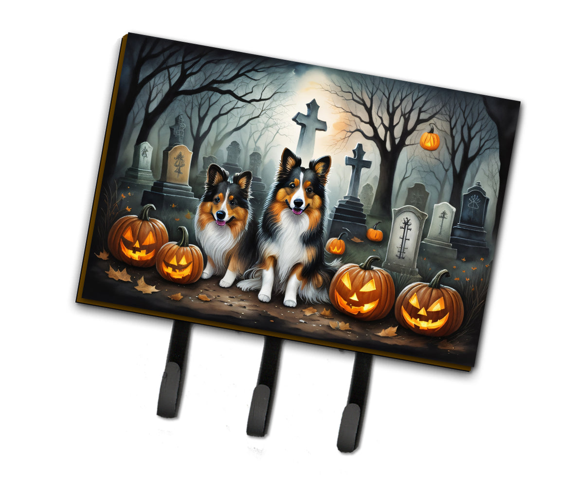 Buy this Sheltie Spooky Halloween Leash or Key Holder