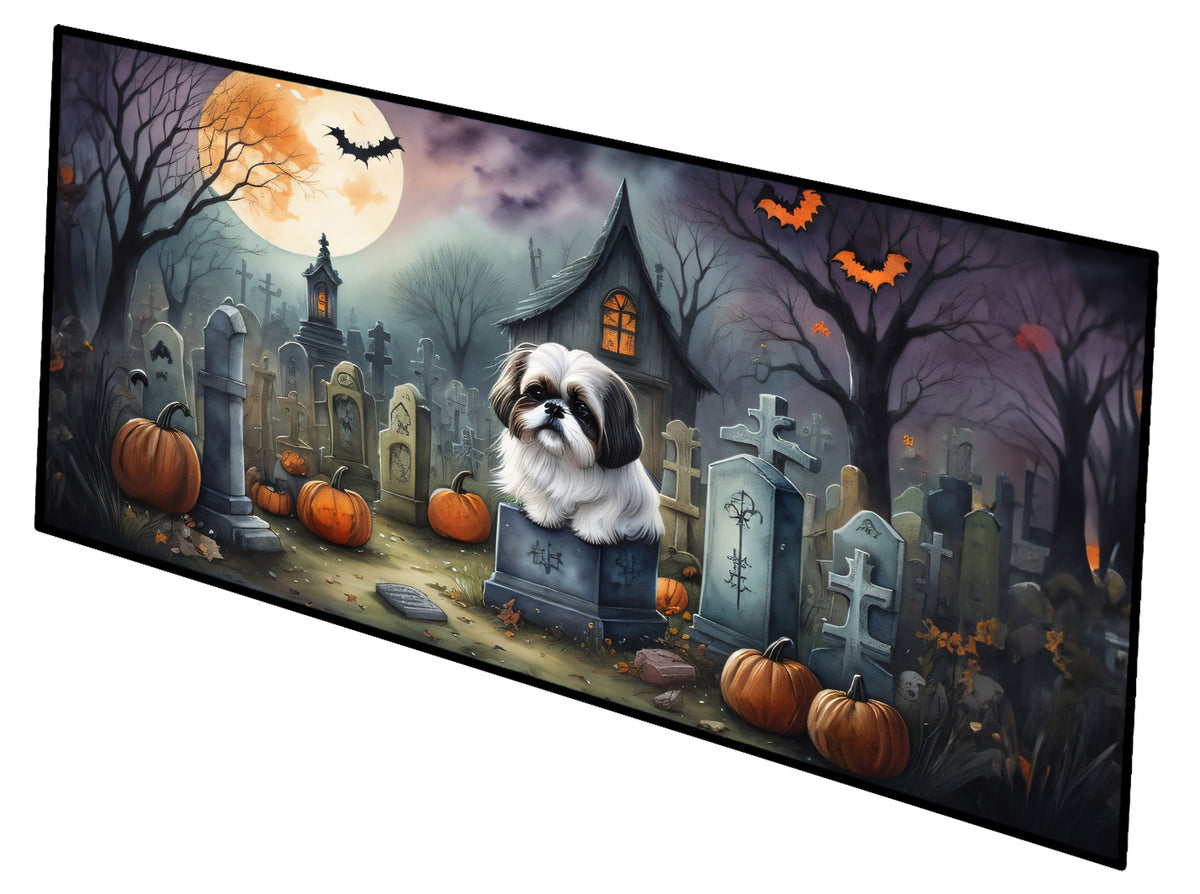 Buy this Shih Tzu Spooky Halloween Runner Mat 28x58