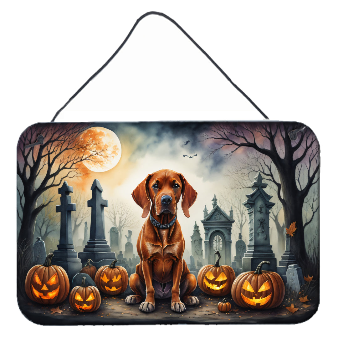 Buy this Vizsla Spooky Halloween Wall or Door Hanging Prints