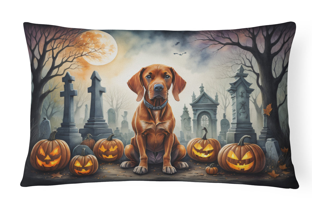 Buy this Vizsla Spooky Halloween Fabric Decorative Pillow