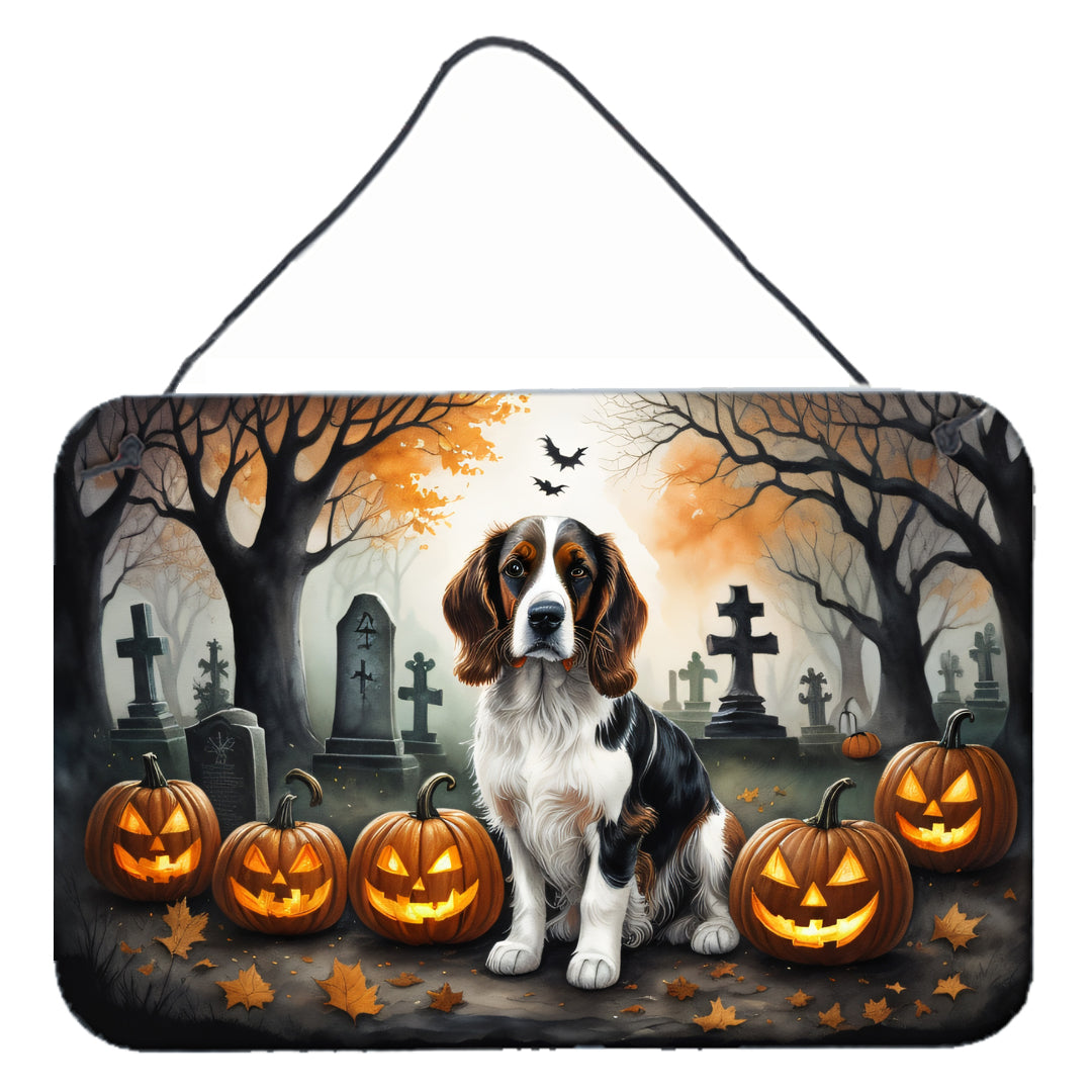 Buy this Welsh Springer Spaniel Spooky Halloween Wall or Door Hanging Prints