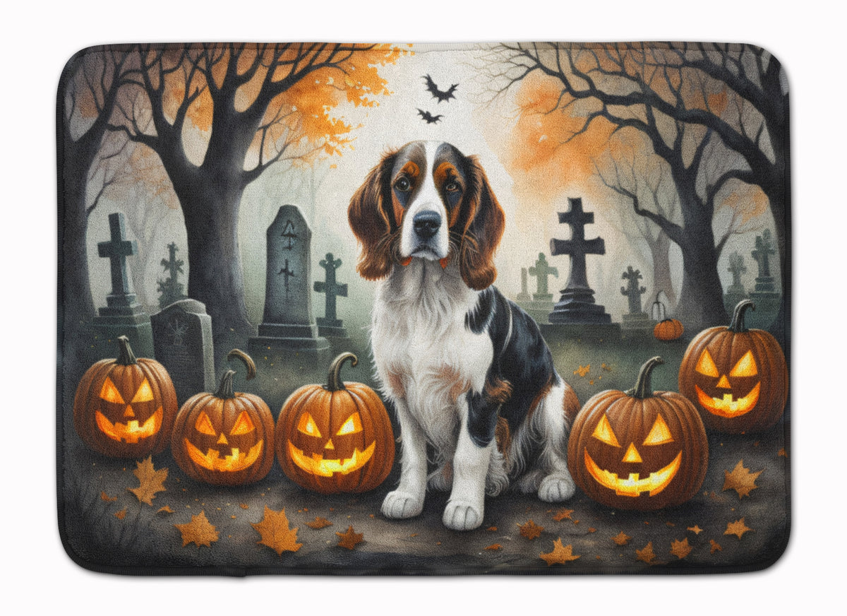 Buy this Welsh Springer Spaniel Spooky Halloween Memory Foam Kitchen Mat