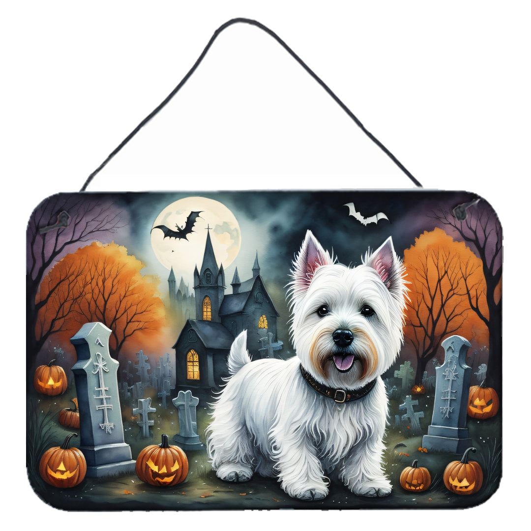 Buy this Westie Spooky Halloween Wall or Door Hanging Prints