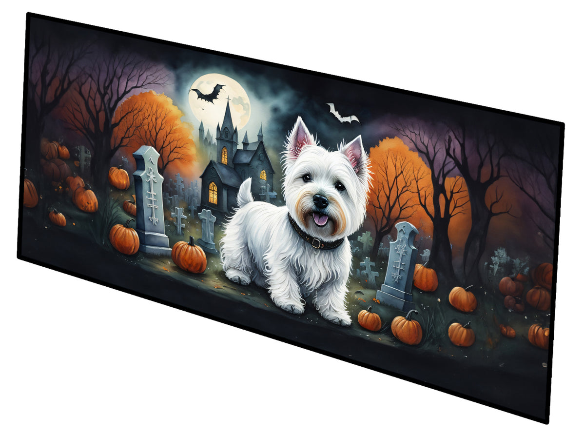 Buy this Westie Spooky Halloween Runner Mat 28x58