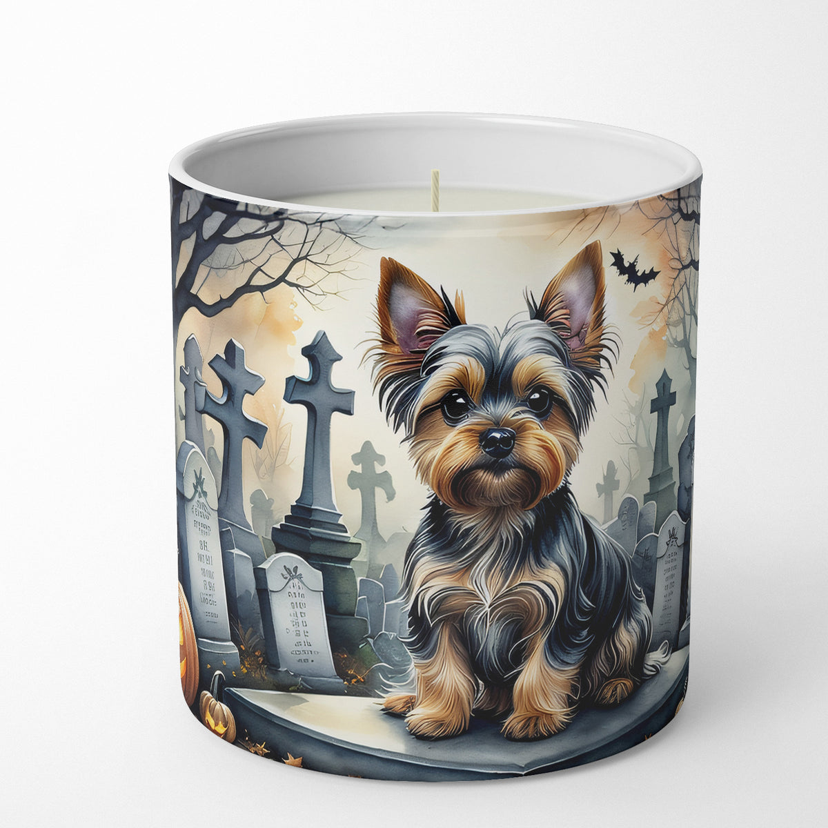 Buy this Yorkshire Terrier Spooky Halloween Decorative Soy Candle