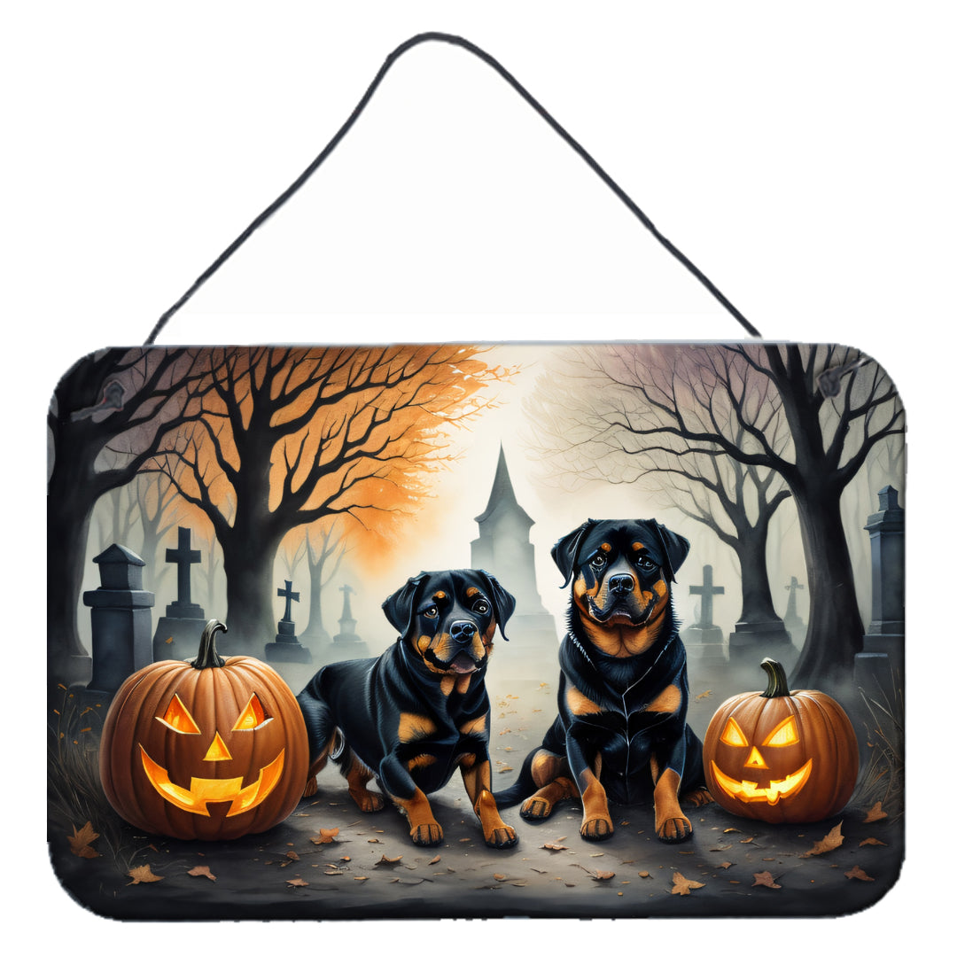 Buy this Rottweiler Spooky Halloween Wall or Door Hanging Prints
