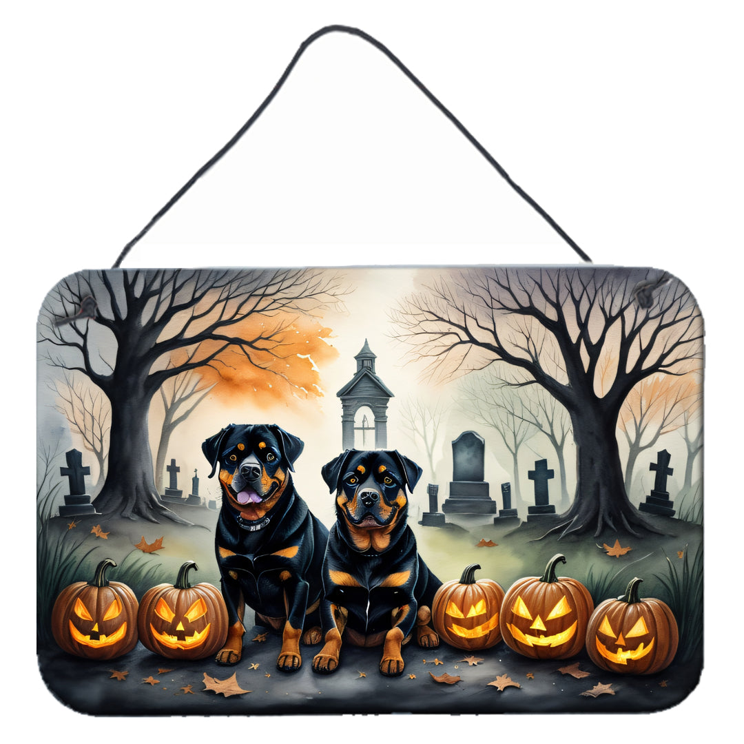 Buy this Rottweiler Spooky Halloween Wall or Door Hanging Prints