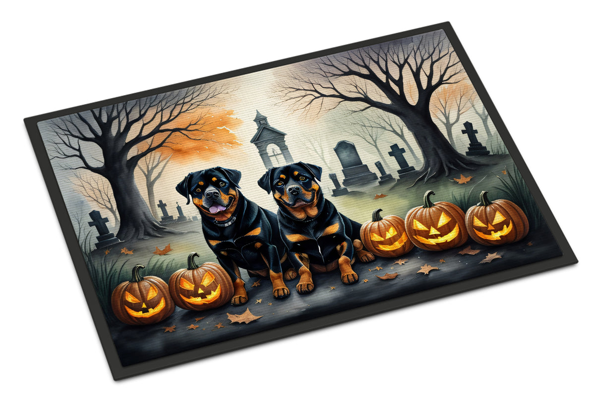 Buy this Rottweiler Spooky Halloween Doormat 18x27