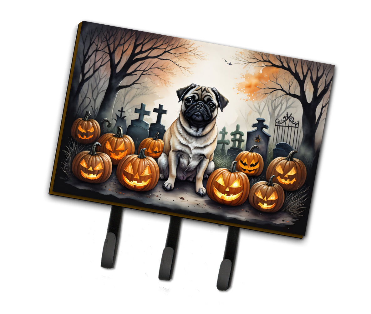 Buy this Fawn Pug Spooky Halloween Leash or Key Holder