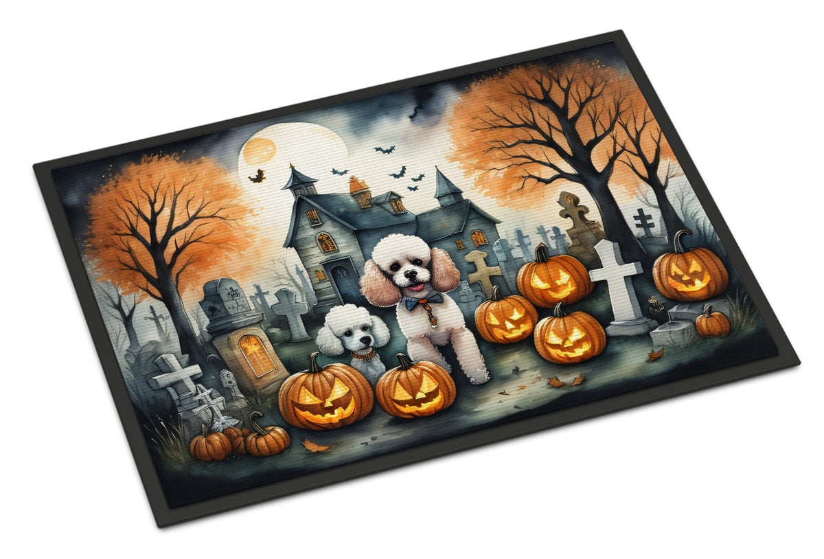 Buy this Poodle Spooky Halloween Indoor or Outdoor Mat 24x36