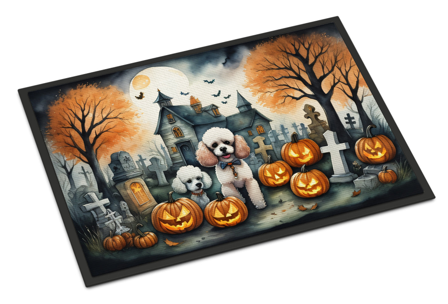 Buy this Poodle Spooky Halloween Doormat 18x27