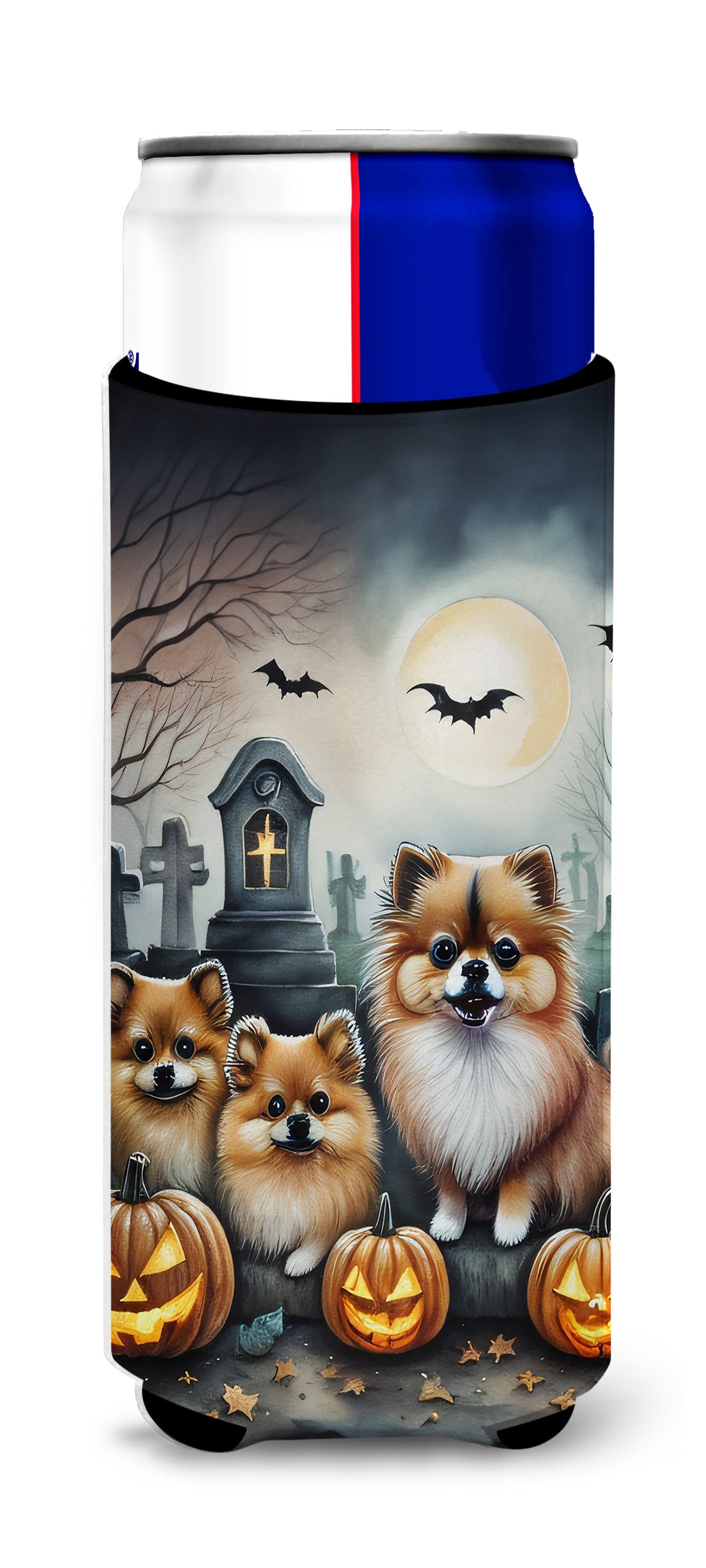 Buy this Pomeranian Spooky Halloween Hugger for Ultra Slim Cans