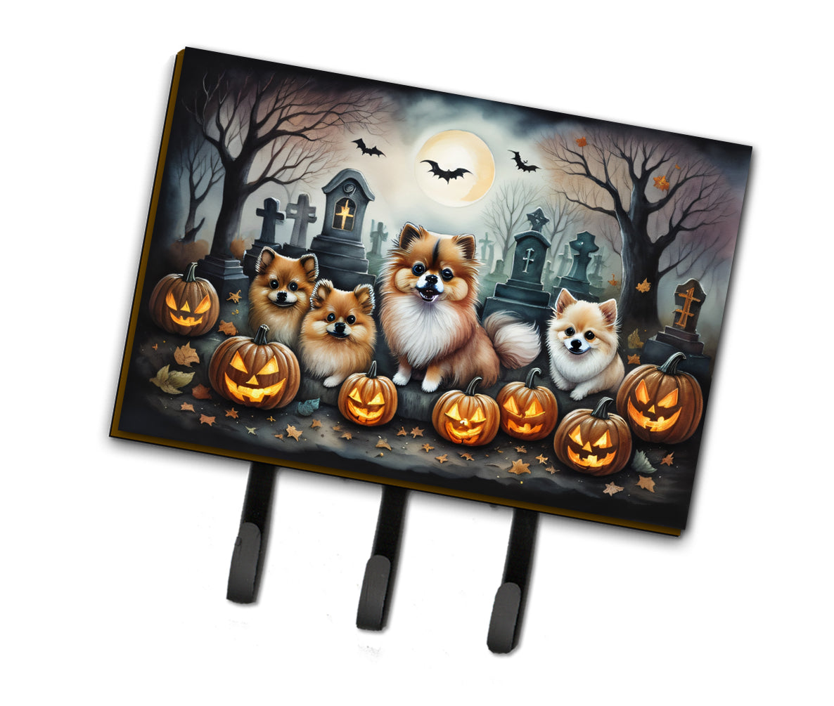 Buy this Pomeranian Spooky Halloween Leash or Key Holder