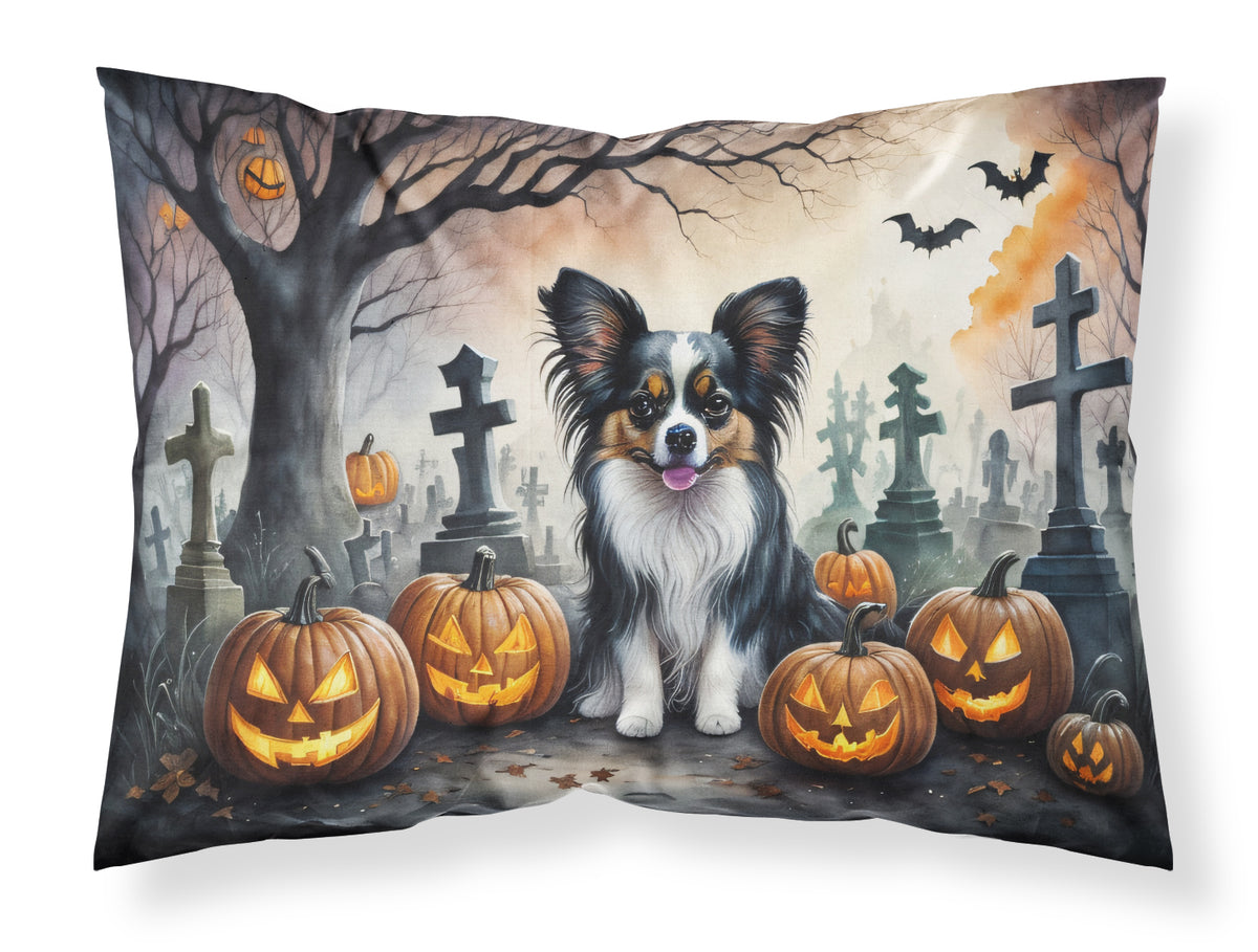 Buy this Papillon Spooky Halloween Fabric Standard Pillowcase
