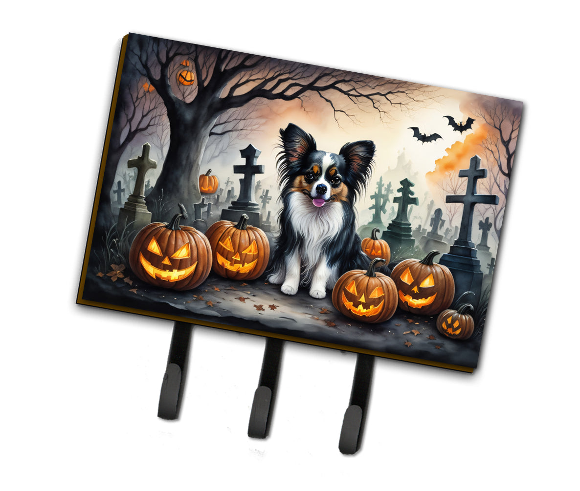 Buy this Papillon Spooky Halloween Leash or Key Holder