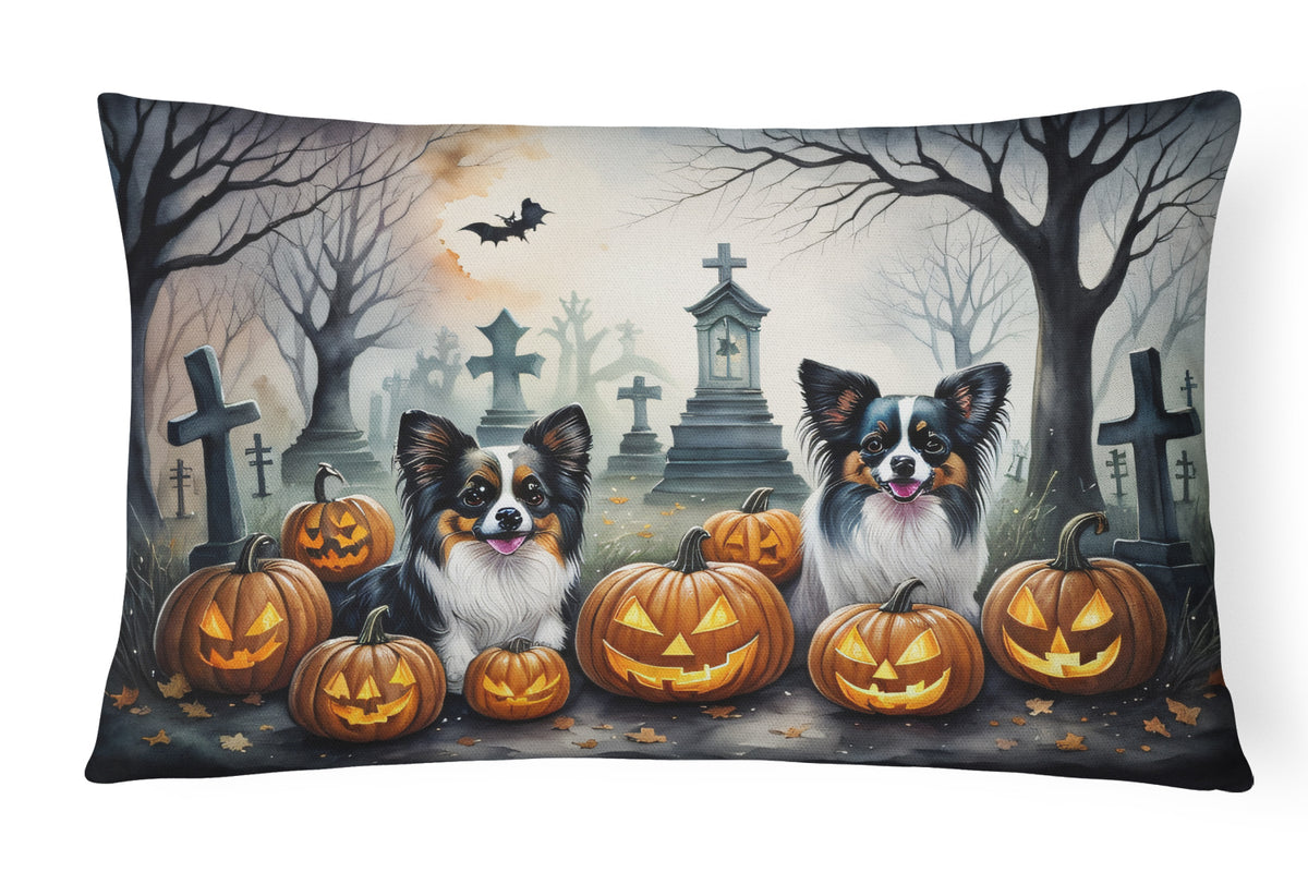 Buy this Papillon Spooky Halloween Fabric Decorative Pillow