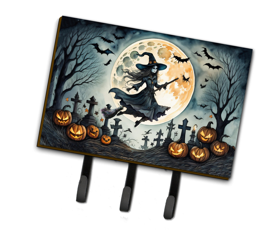 Buy this Flying Witch Spooky Halloween Leash or Key Holder