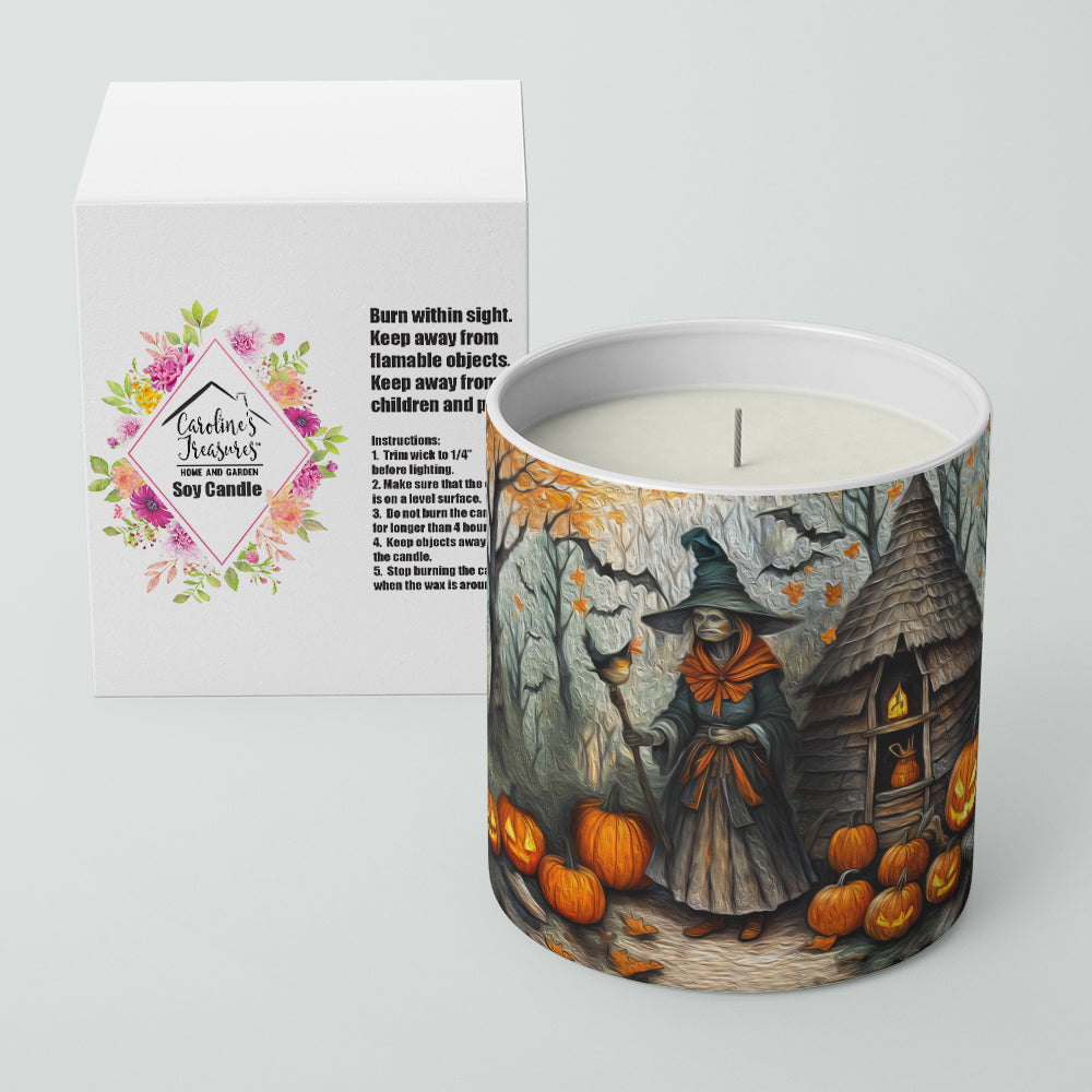 Buy this Slavic Witch Spooky Halloween Decorative Soy Candle