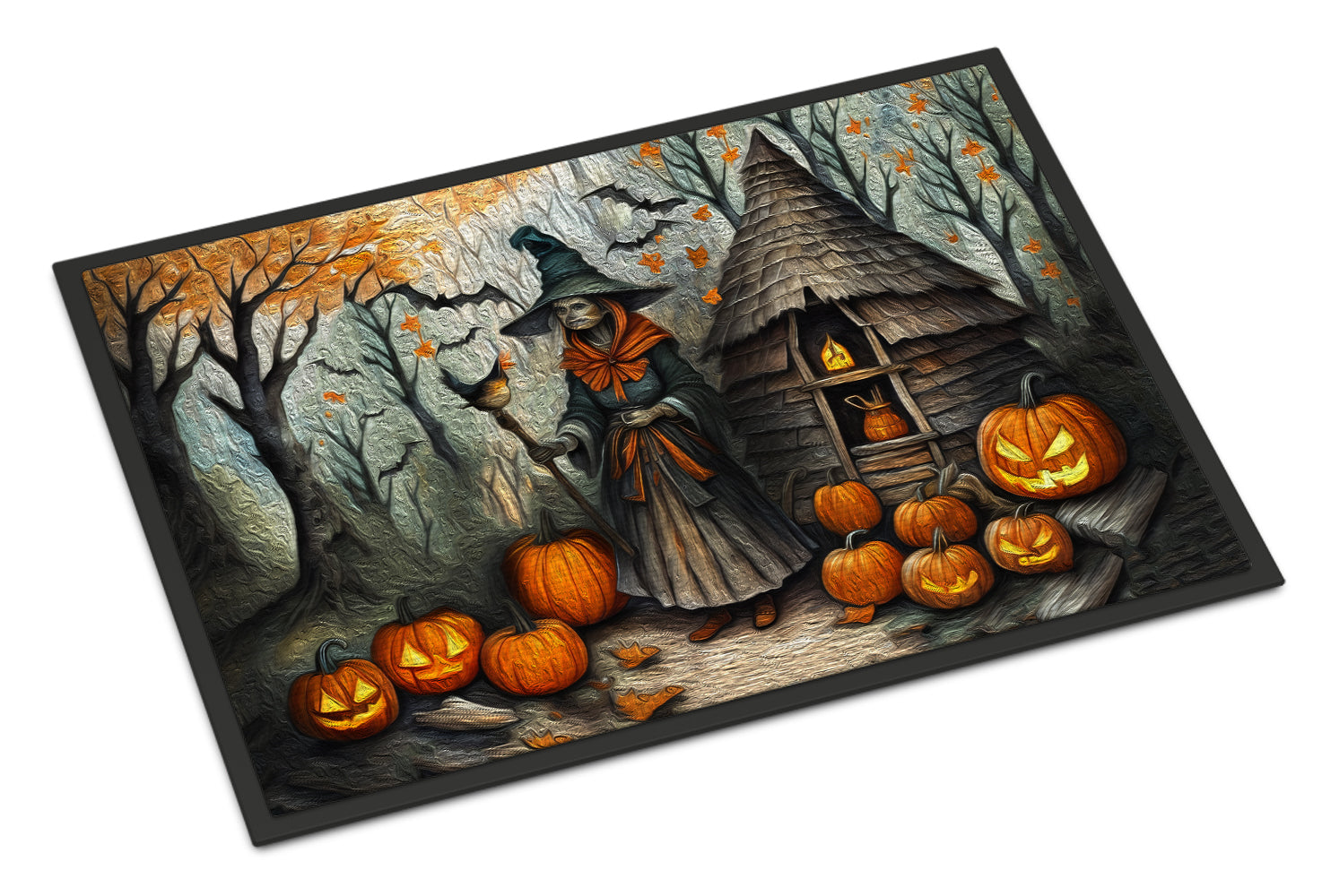 Buy this Slavic Witch Spooky Halloween Doormat 18x27