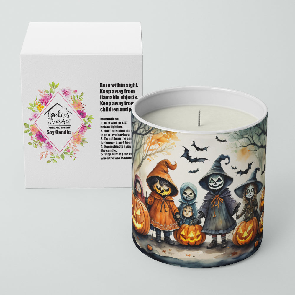 Trick or Treaters Spooky Halloween Decorative Soy Candle