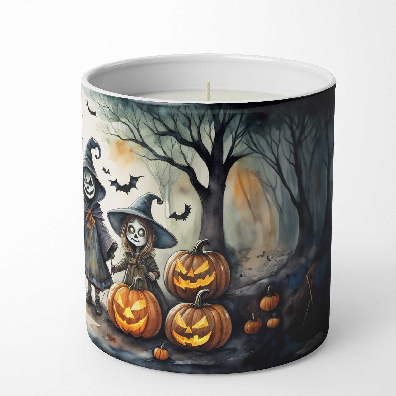 Trick or Treaters Spooky Halloween Decorative Soy Candle