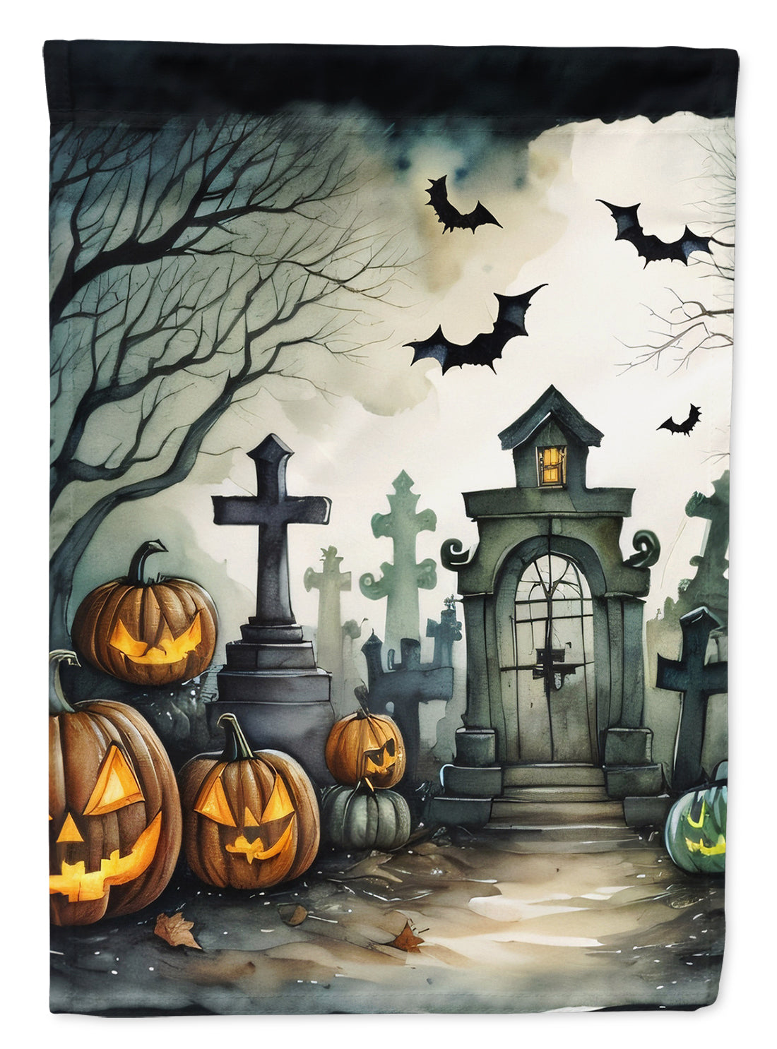 Buy this Graveyard Spooky Halloween Garden Flag
