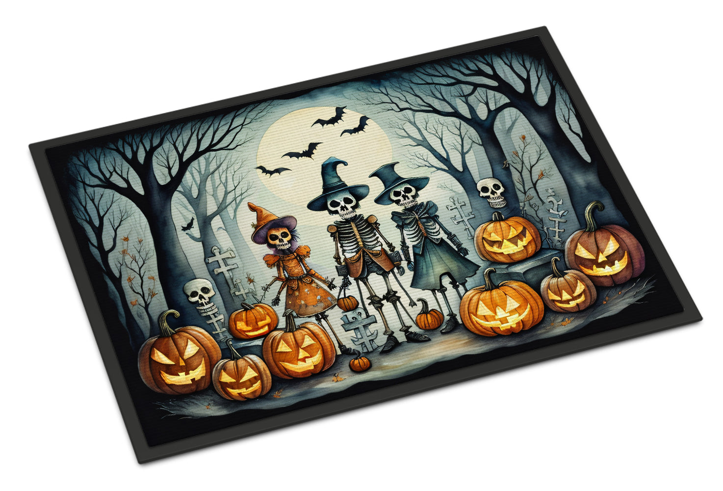 Buy this Calacas Skeletons Spooky Halloween Doormat 18x27