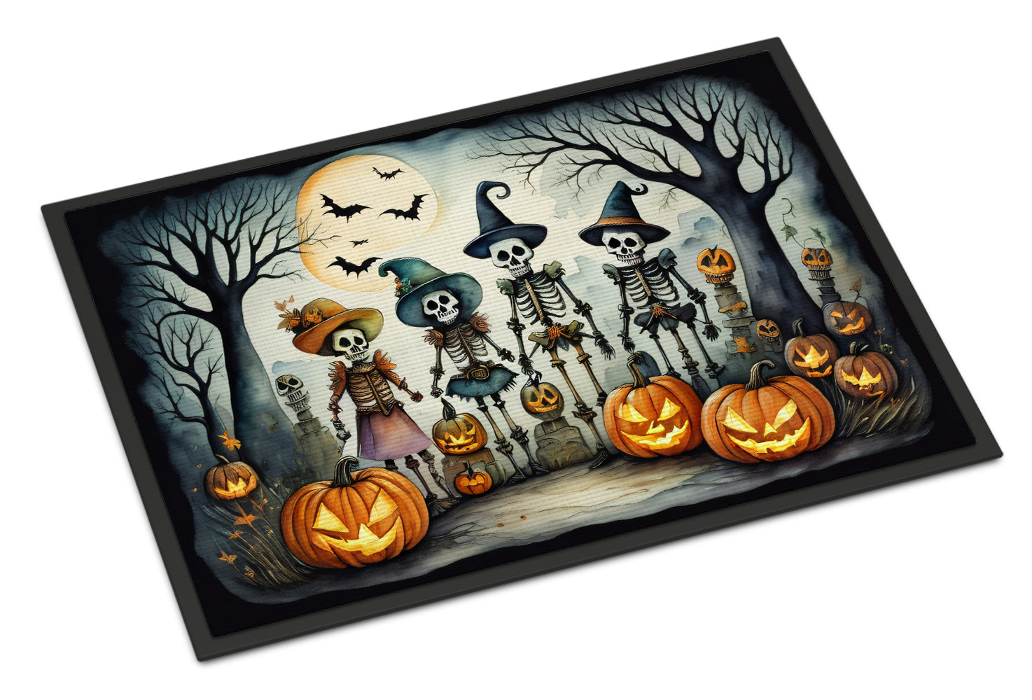Buy this Calacas Skeletons Spooky Halloween Indoor or Outdoor Mat 24x36