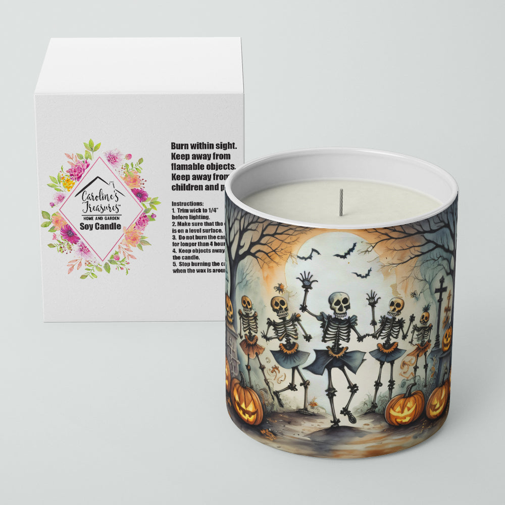 Buy this Dancing Skeletons Spooky Halloween Decorative Soy Candle