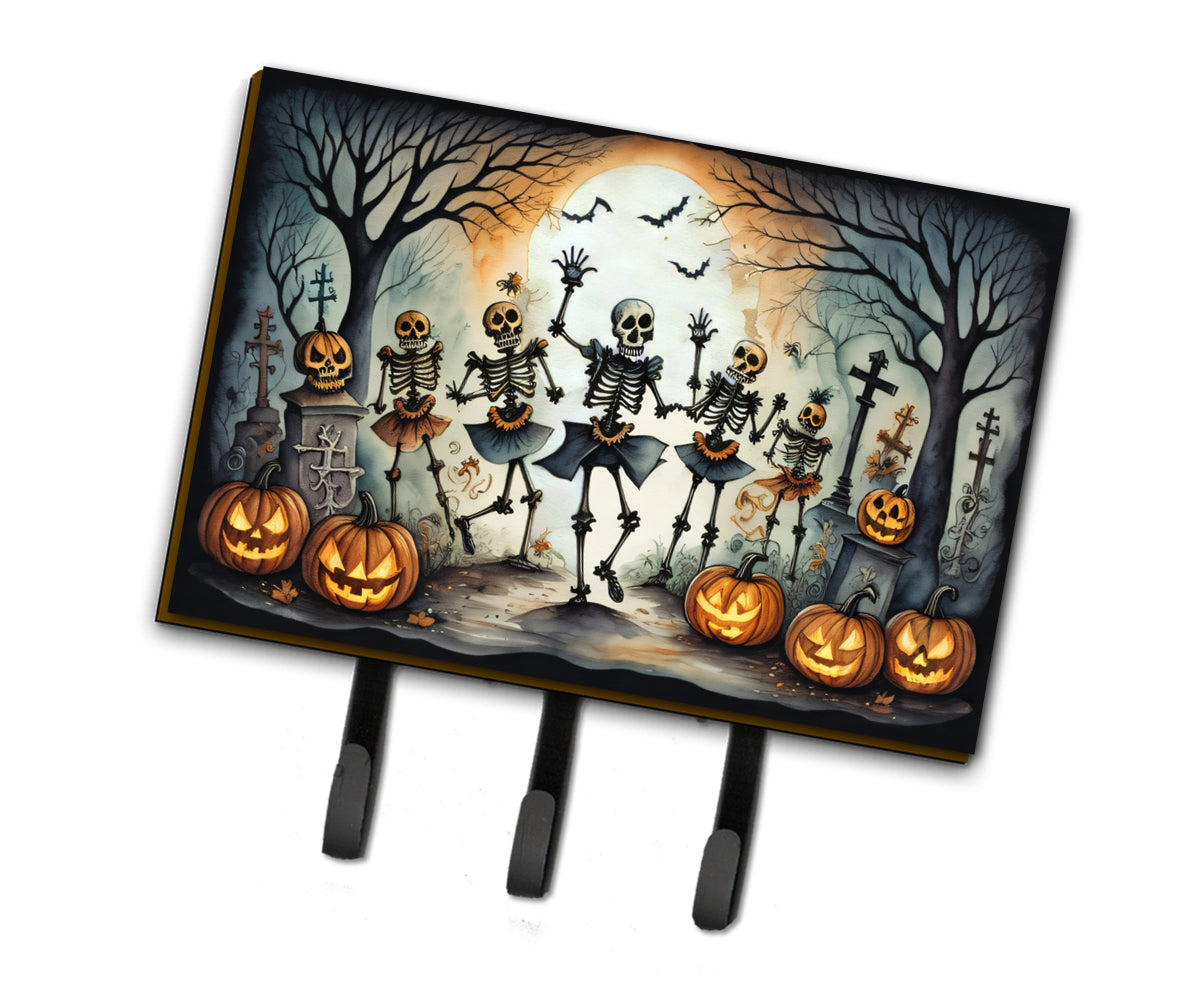 Buy this Dancing Skeletons Spooky Halloween Leash or Key Holder