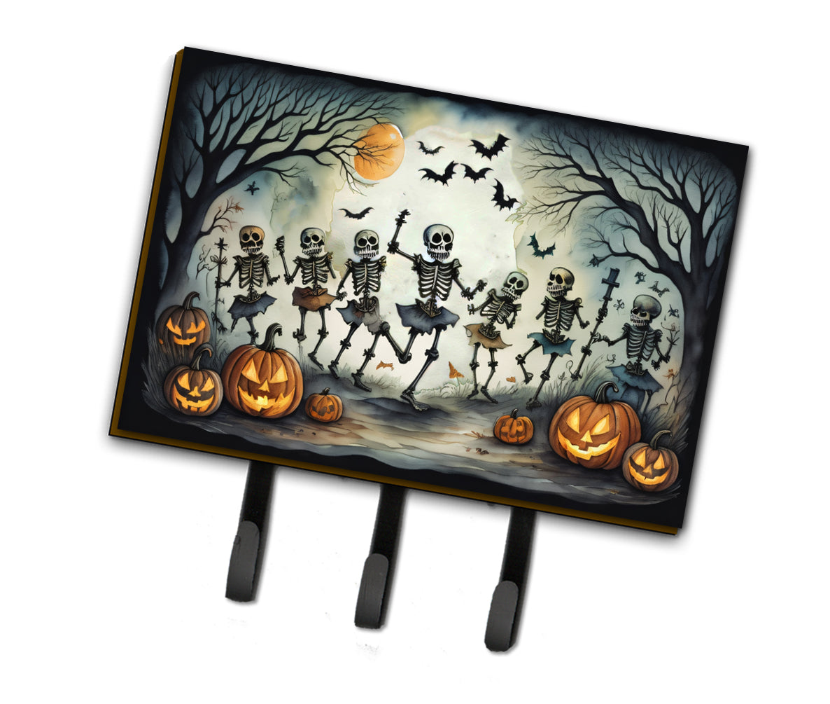 Buy this Dancing Skeletons Spooky Halloween Leash or Key Holder