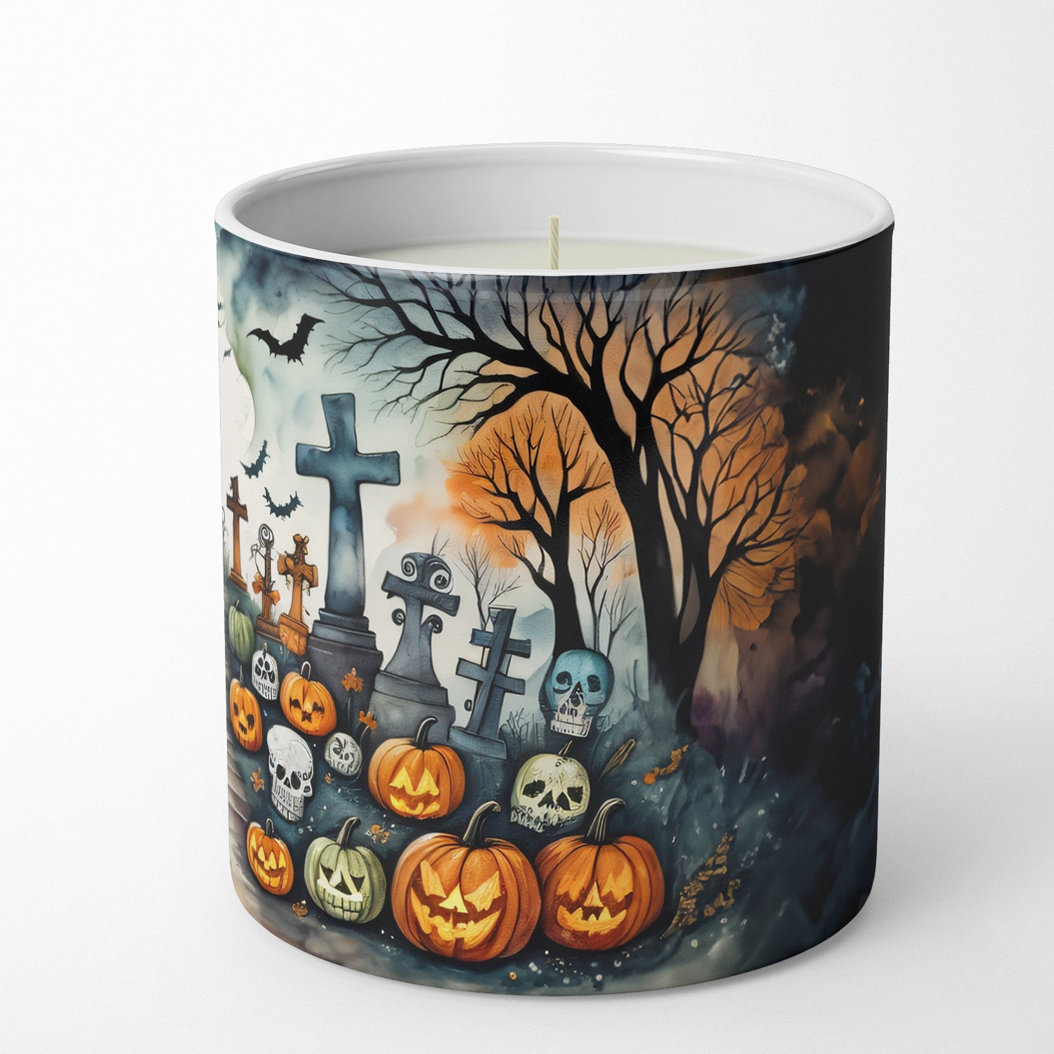 Day of the Dead Spooky Halloween Decorative Soy Candle