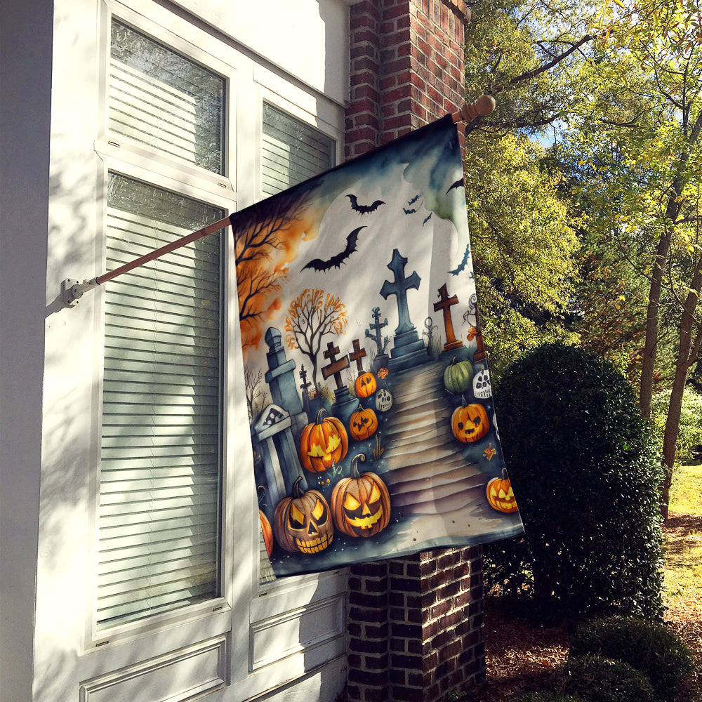 Day of the Dead Spooky Halloween House Flag