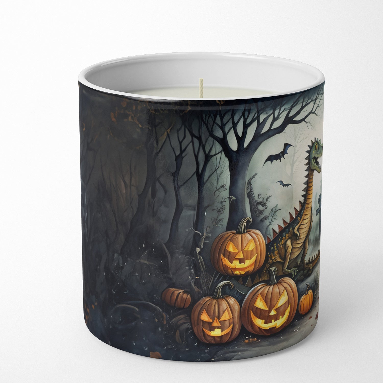 Dinosaurs Spooky Halloween Decorative Soy Candle
