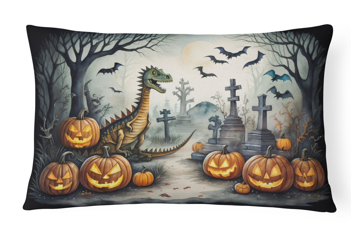 Buy this Dinosaurs Spooky Halloween Fabric Decorative Pillow