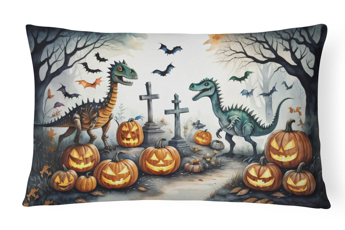 Buy this Dinosaurs Spooky Halloween Fabric Decorative Pillow