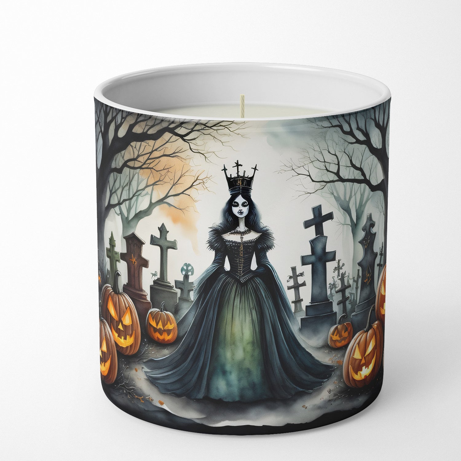 Evil Queen Spooky Halloween Decorative Soy Candle