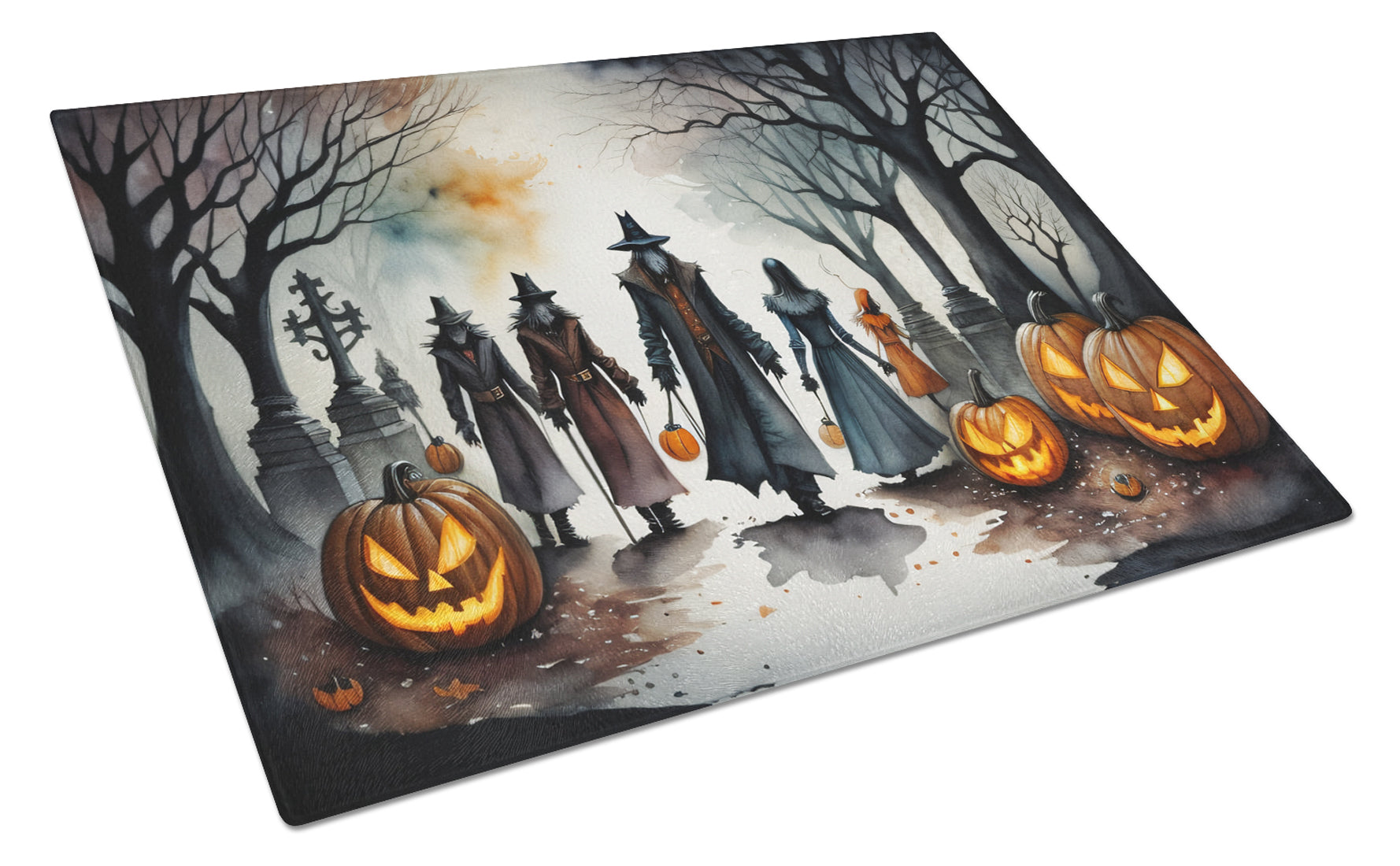 Buy this Vampires Spooky Halloween Glass Cutting Board Large