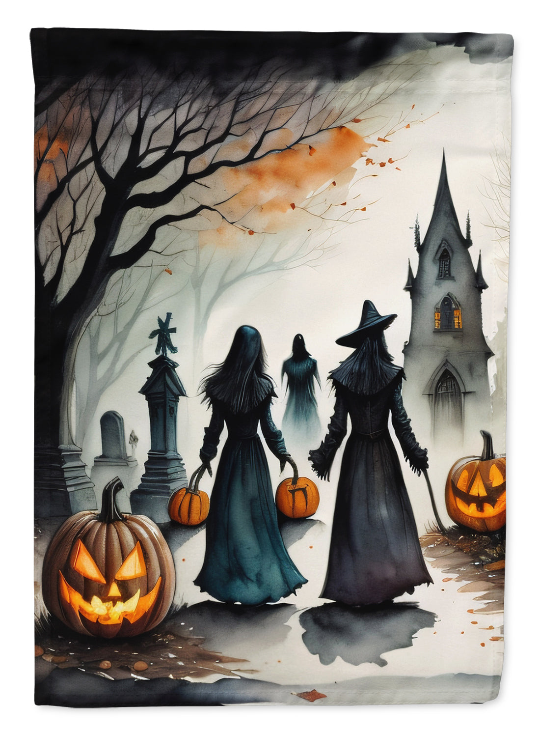 Buy this Vampires Spooky Halloween House Flag