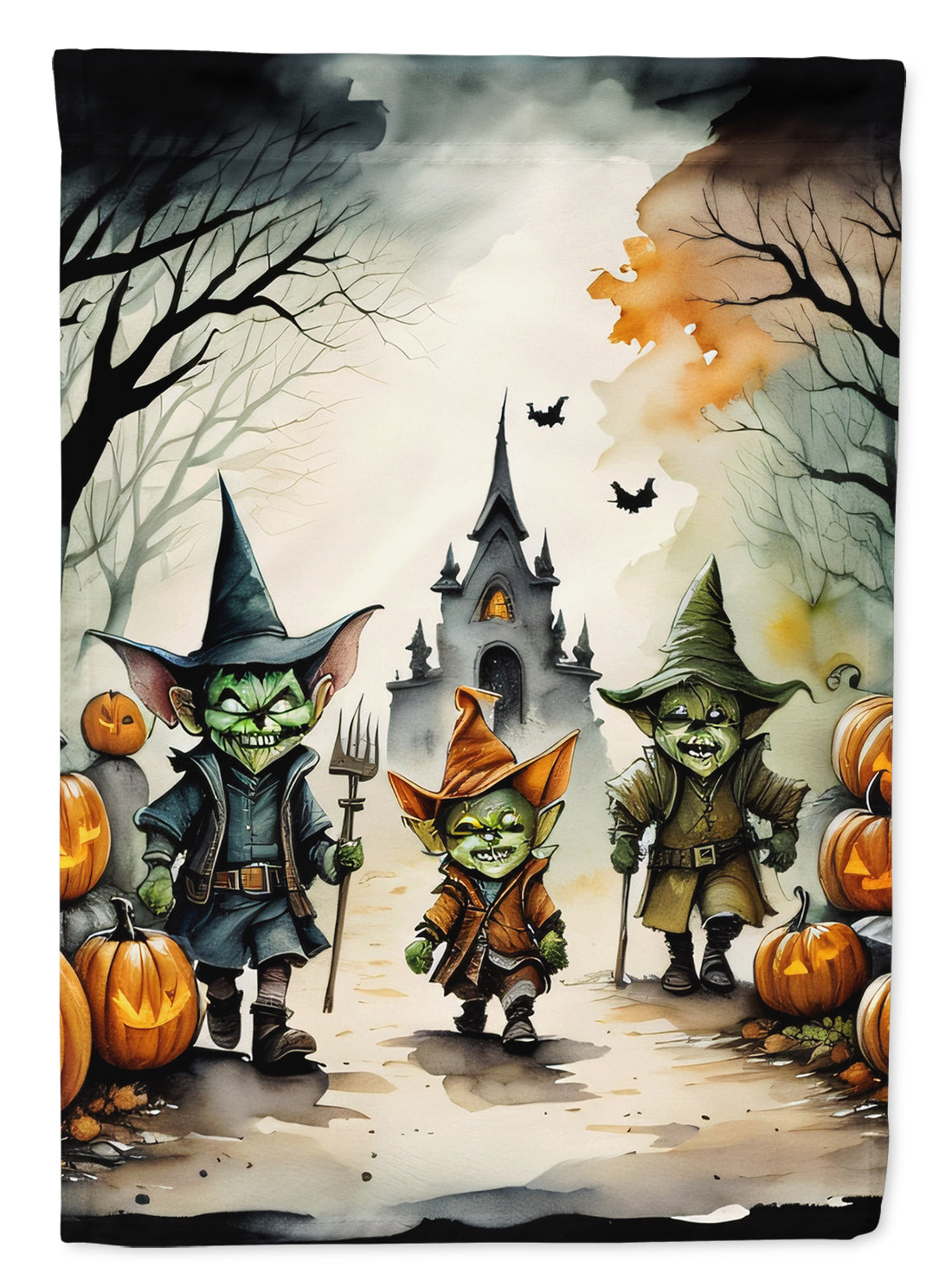 Buy this Goblins Spooky Halloween House Flag