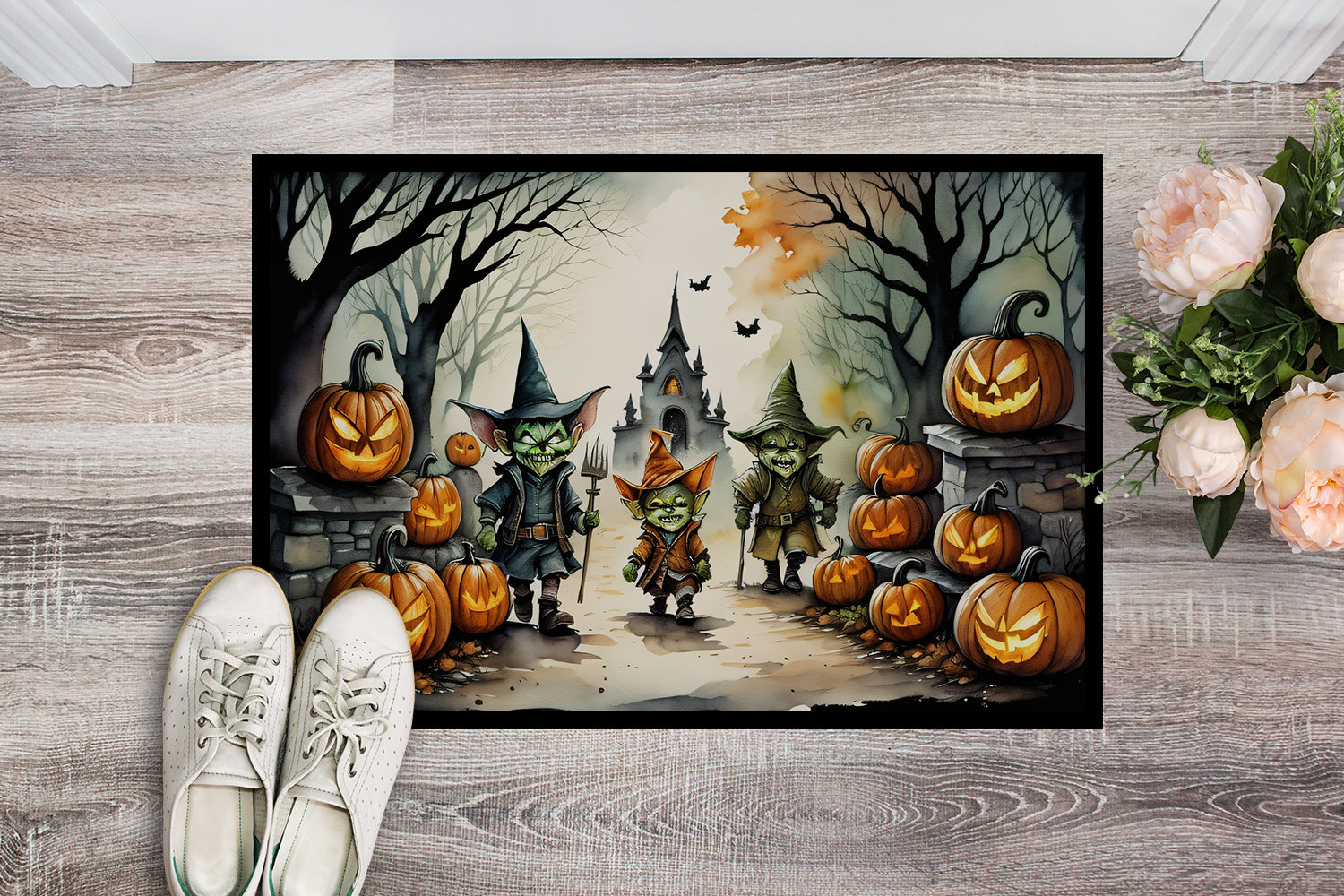 Buy this Goblins Spooky Halloween Doormat 18x27