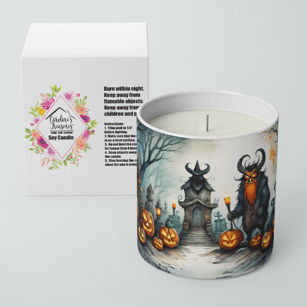 Caroline's Treasures Krampus The Christmas Demon Spooky Halloween Decorative Soy Candle