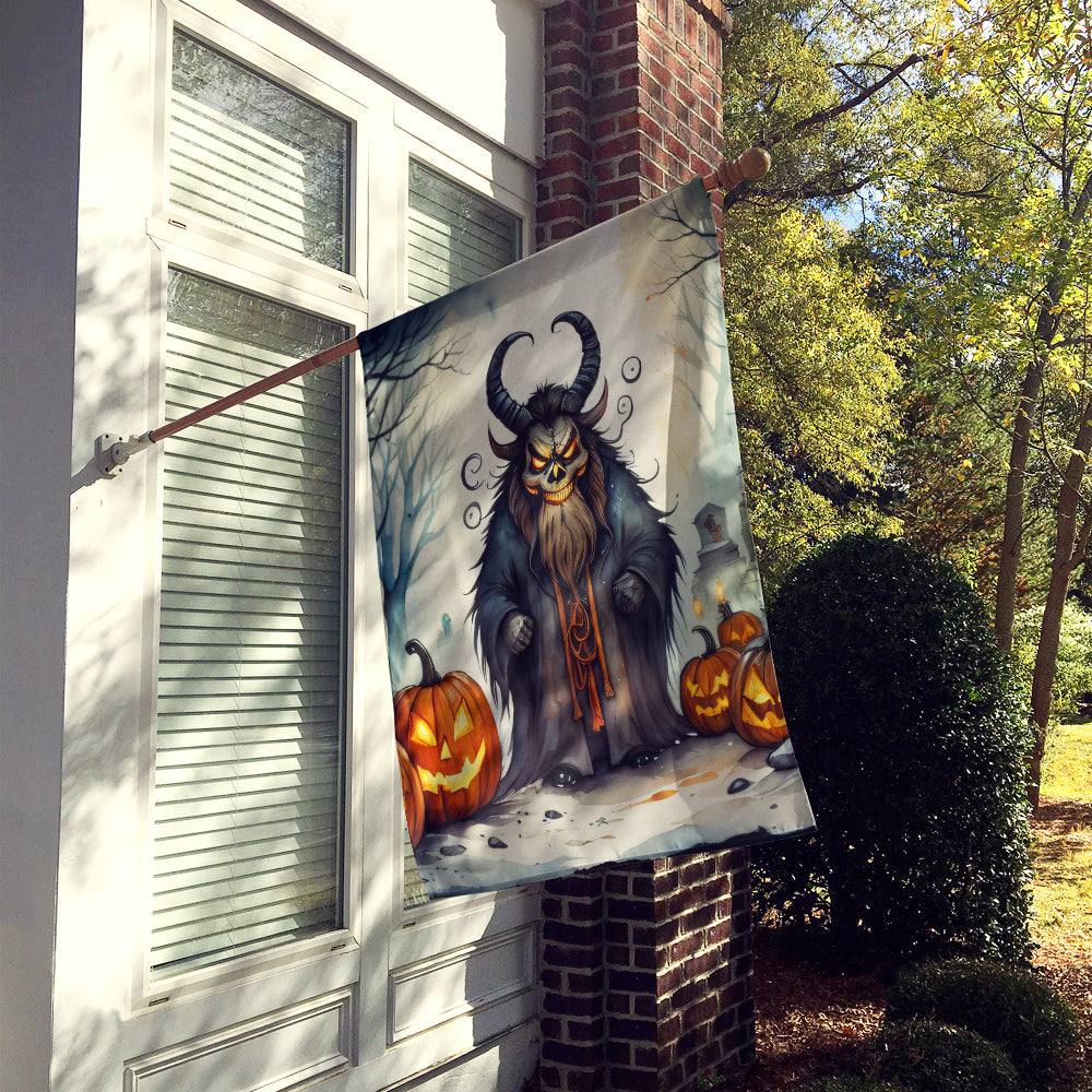 Buy this Krampus The Christmas Demon Spooky Halloween House Flag