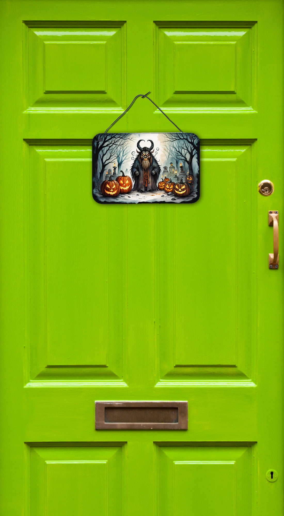 Buy this Krampus The Christmas Demon Spooky Halloween Wall or Door Hanging Prints