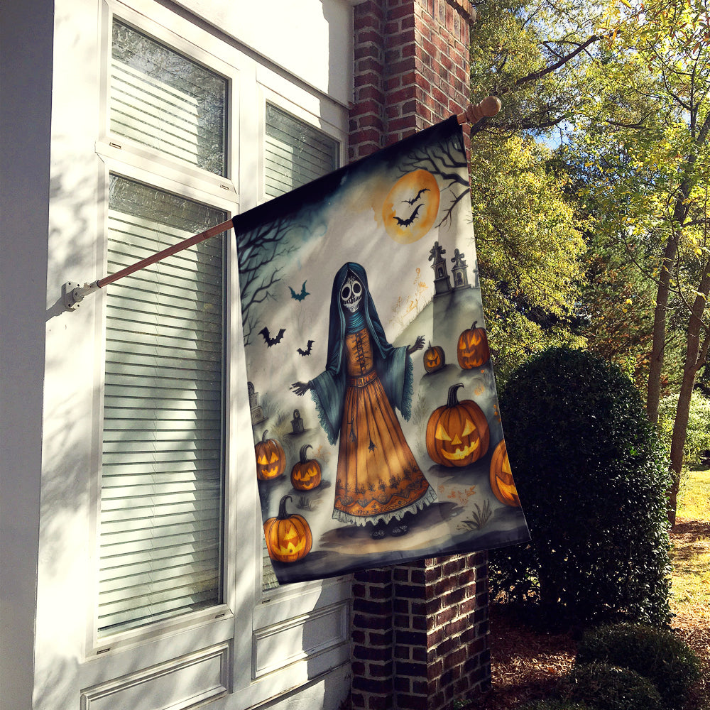 Buy this La Llorona Skeleton Spooky Halloween House Flag