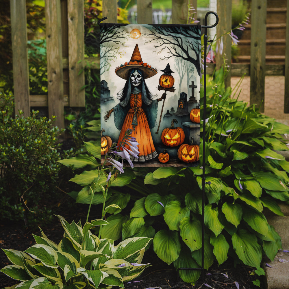 Buy this La Llorona Skeleton Spooky Halloween Garden Flag